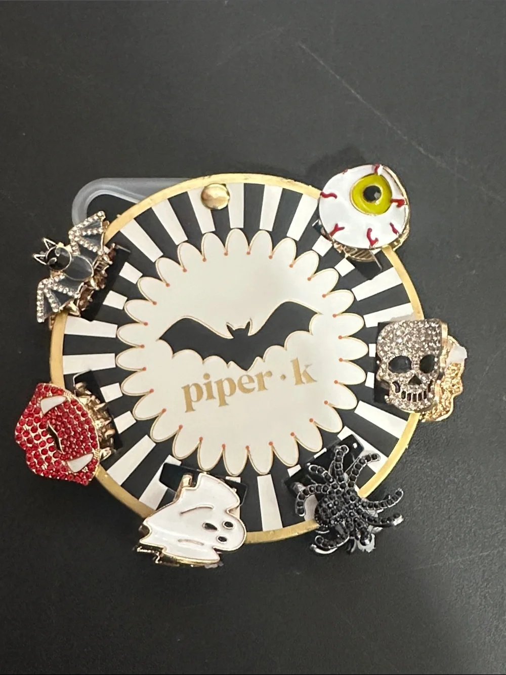 Piper K set of 6 mini Halloween clips